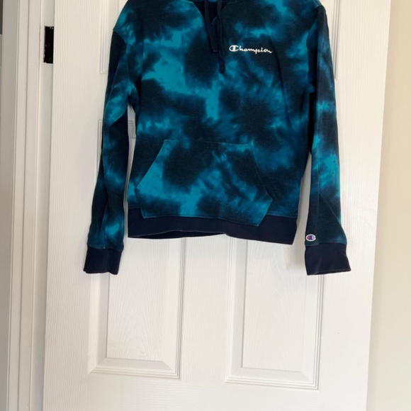 Champion Blue Tie Dye Hoodie - Picture 4 of 7